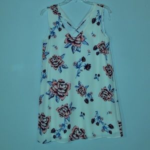 Floral white/cream dress